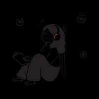Official Ghost Audio Method illustration of a reader with headphones and an audio edition, representing The Author route