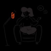 Official Ghost Audio Method illustration of a listener with headphones and an audio waveform, representing The Show Host route